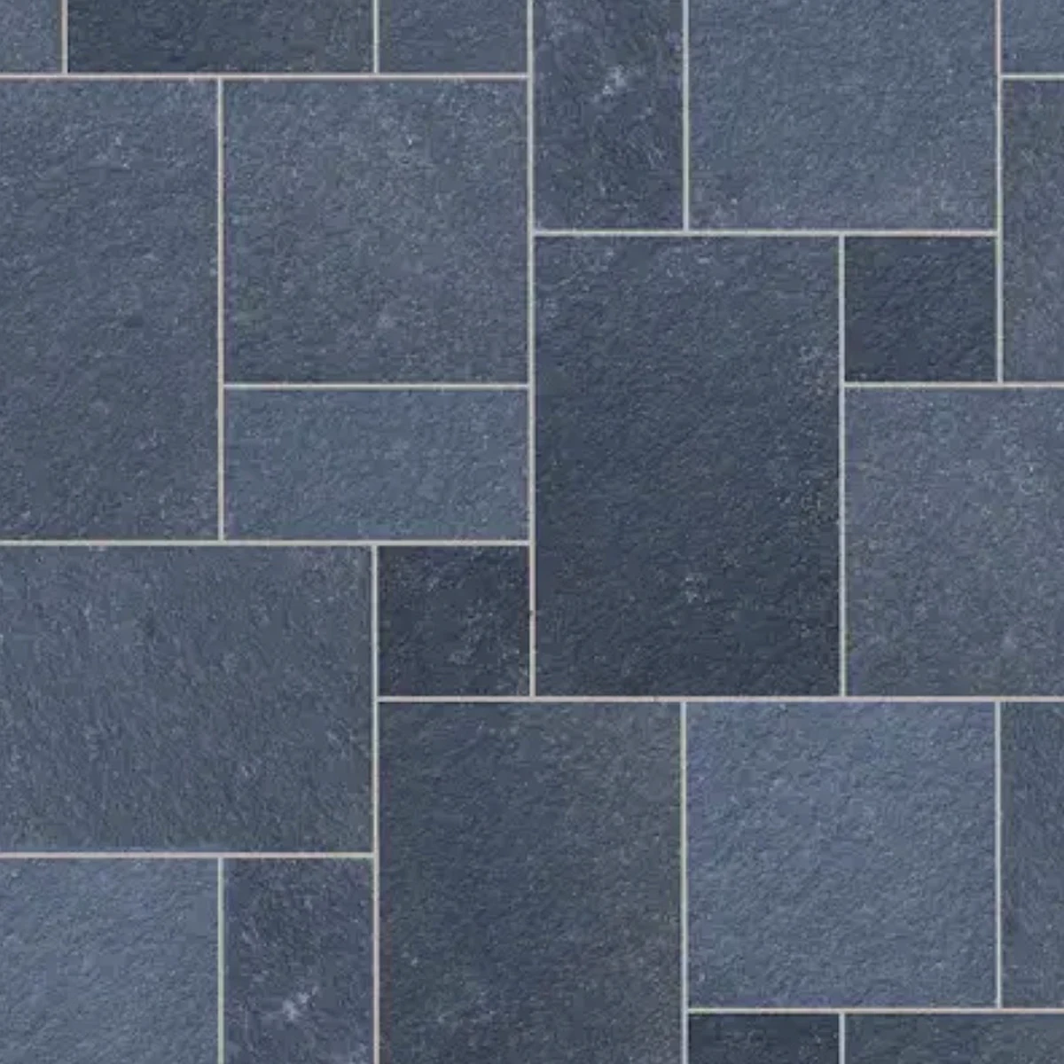 Kadappa Black limestone paving pattern