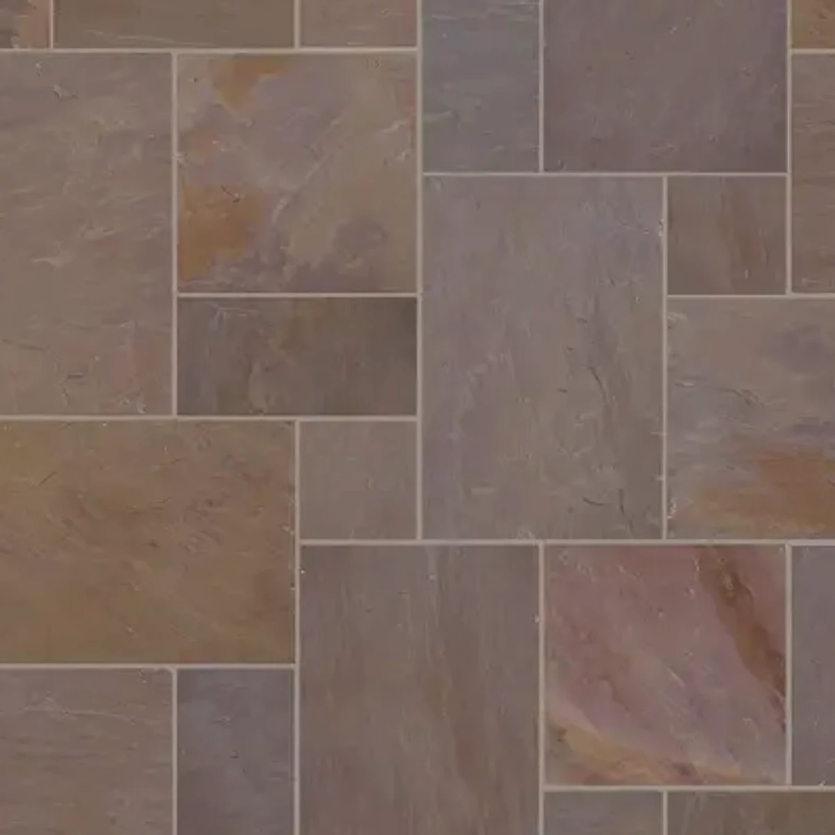 Modak sandstone paving pattern