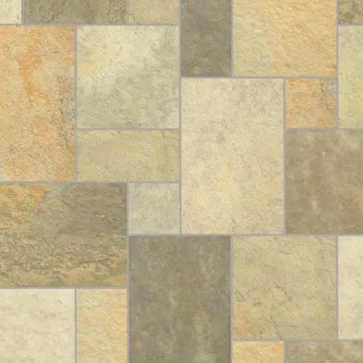 Tandur Yellow limestone paving pattern
